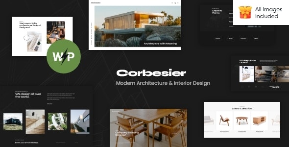 Corbesier v1.15 – 现代建筑和室内设计 WordPress 主题