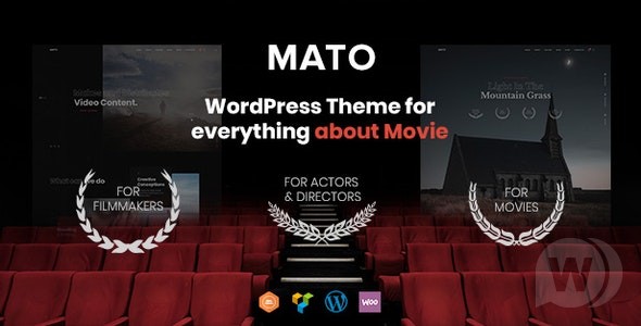 Mato v1.2.4 – 电影制片厂和电影制作人 WordPress 主题