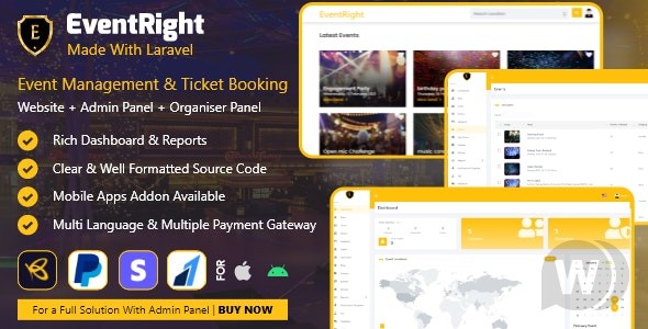 EventRight v6.2 – 票务、预订和活动管理系统 – (saas)