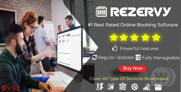 Rezervy v5.2 – 清洁、女佣、管道工、维护、维修、沙龙服务的在线预订系统