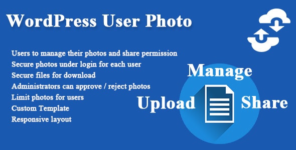 WordPress User Photo v1.0.0 – WordPress 用户头像插件