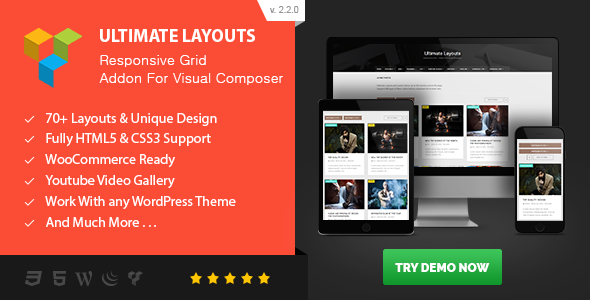 Ultimate Layouts v3.0.8（已汉化） – Visual Composer 的响应式网格