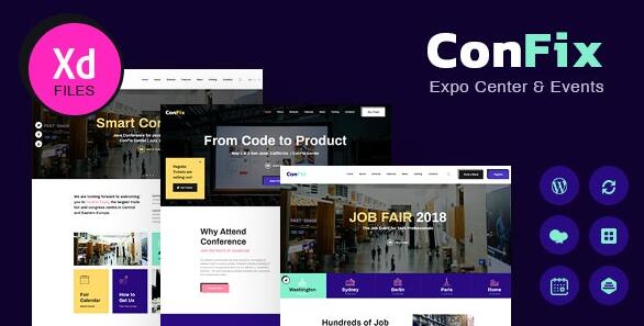 ConFix v1.0.9 – Expo & Events WordPress Theme