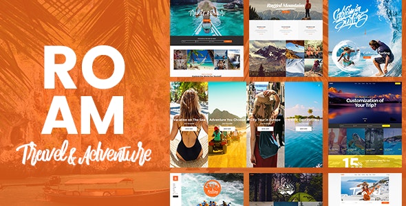 Roam v2.0 – 旅行和旅游 WordPress 主题