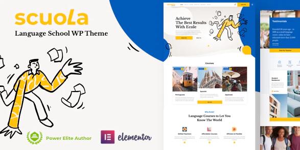 Scuola v9.1破解版 – WordPress教育网站主题