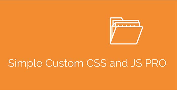 Simple Custom CSS and JS Pro v4.37.0 – 简单的自定义 CSS 和 JS插件