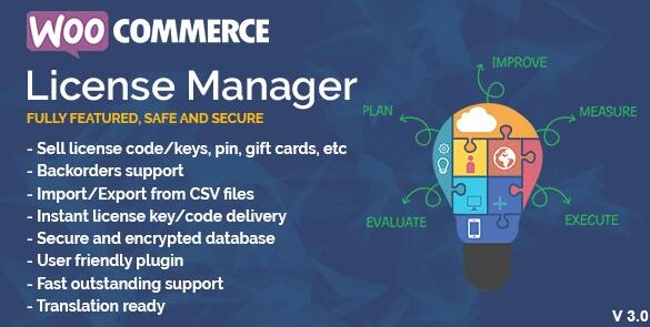WooCommerce License Manager v6.0.3破解版（已汉化） – WooCommerce 许可证管理器