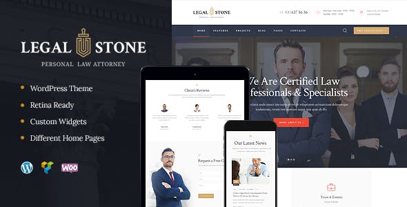 Legal Stone v1.2.2 – WordPress 律师主题