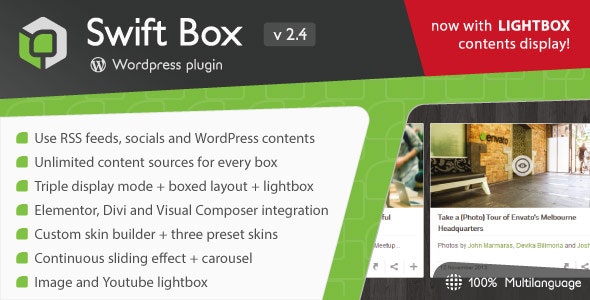 Swift Box v2.41（已汉化） – WordPress 内容滑块和查看器