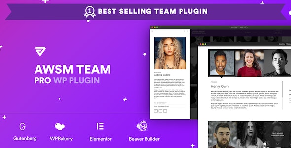 Team Pro v1.11.2 – Team Showcase WordPress插件