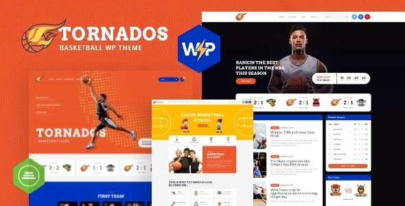 Tornados v1.1.4 –  WordPress NBA球队主题