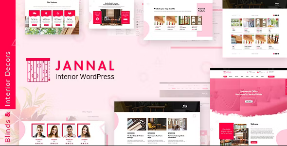 Jannal v2.5 – Windows 窗帘和门服务 WordPress 主题