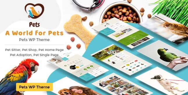 Pet World v2.3 – WordPress 狗护理和宠物店主题