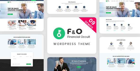 F&O v1.2.3 – WordPress 财务顾问主题