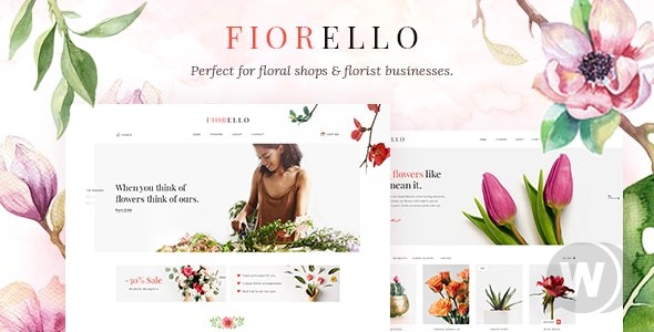 Fiorello v1.5 –  WordPress花店主题