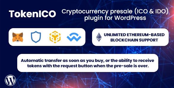 TokenICO v1.1.3 – WordPress 的加密货币预售（ICO 和 IDO）插件