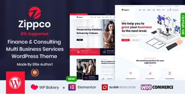 Zippco v1.4 – WordPress 商业和财务咨询主题