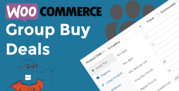 WooCommerce Group Buy and Deals v1.1.26（已汉化） – WooCommerce 团购插件