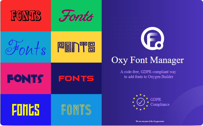 Oxy Font Manager v1.0 – WordPress字体管理插件