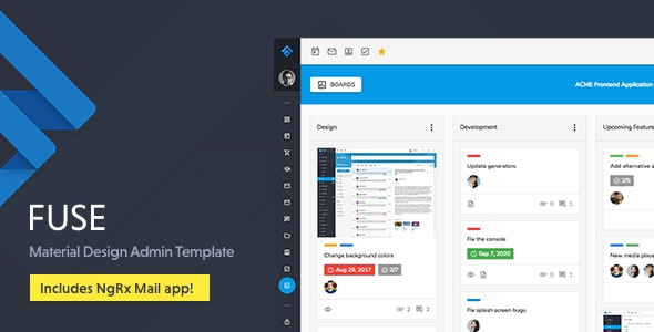 Fuse – Angular 10+ Material Design Admin Template v20.0.0