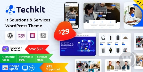 Techkit v1.4 – WordPress IT 技术解决方案主题