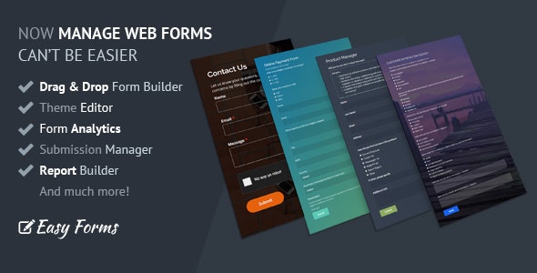 Easy Forms v2.2（已汉化95%） – 高级表单生成器和管理器