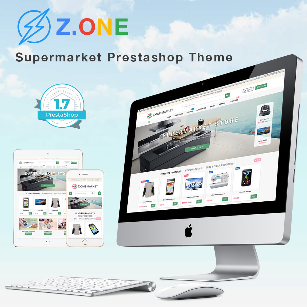 Zone V2.6.2 – PrestaShop 超市网店模板