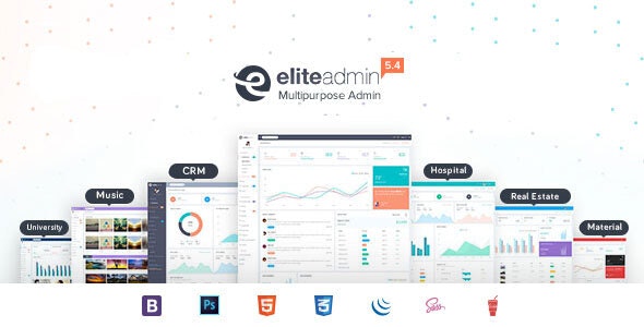 Elite Admin V6.0 – Bootstrap 4后台管理模板