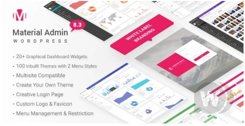 Material v8.5 – WordPress 管理面板模板