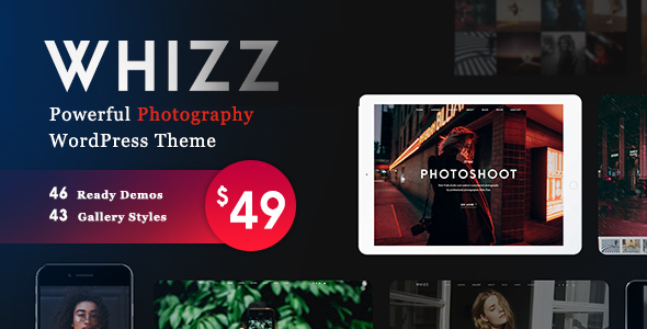 Photography Whizz v2.3.0 –  WordPress 摄影主题