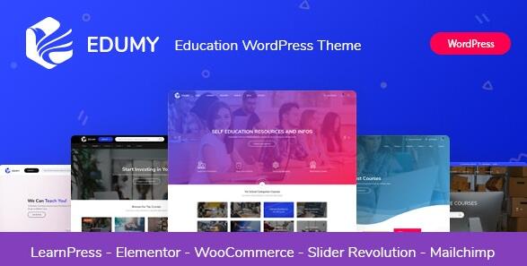 Edumy v1.2.5 – LMS在线教育课程WordPress主题