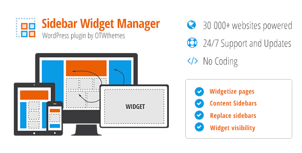 Sidebar & Widget Manager for WordPress v4.7（已汉化） – WordPress侧边栏和小部件管理插件