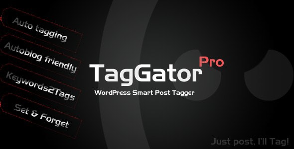 TagGator Pro v2.11 – WordPress 自动标签插件