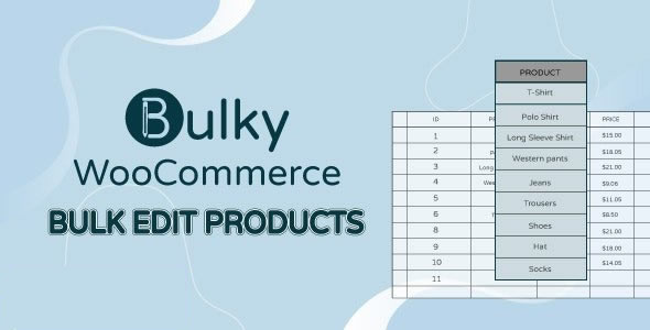 Bulky v1.3.5（已汉化） – WooCommerce 批量编辑产品、订单、优惠券插件