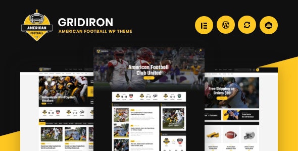 Gridiron v1.0.7 – WordPress 球队主题