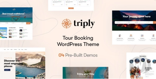 Triply v2.2.9 – WordPress 预订旅游主题