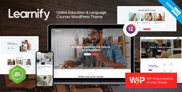 Learnify v1.12.0 – WordPress 在线教育课程主题