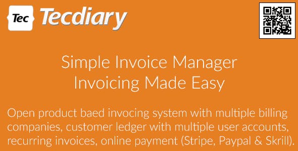 Simple Invoice Manager v4.0.0 – 发票管理器源码