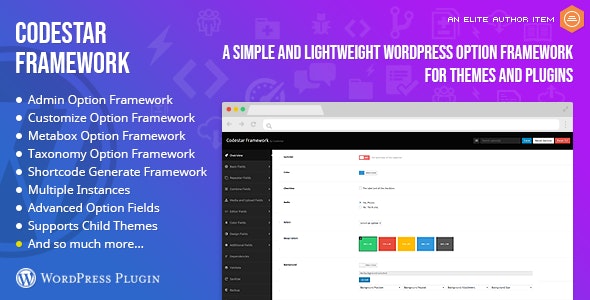 Codestar Framework v2.28（已汉化） – WordPress 选项框架