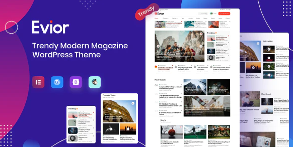 Evior v2.1 – WordPress 现代杂志主题