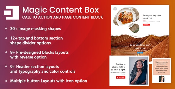 Magic Content Box v1.2.0 – WordPress 的页面内容生成器