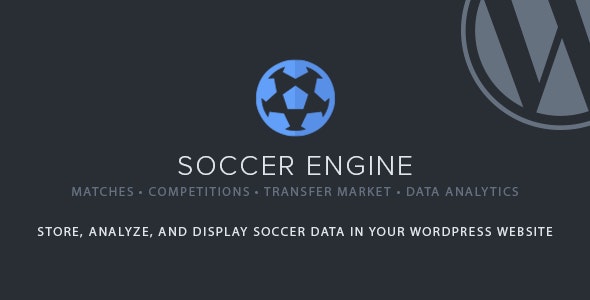 Soccer Engine v1.25 – WordPress 分析和显示足球数据插件