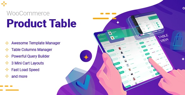 WooCommerce Product Table By ithemelandco v2.6.9 – WooCommerce 产品表插件