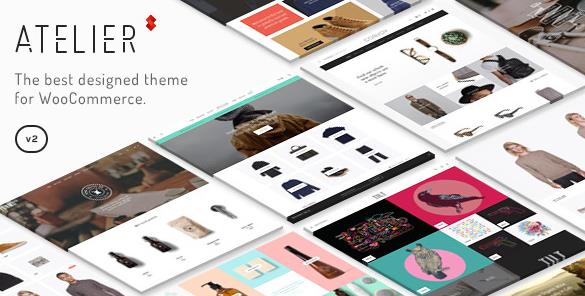 Atelier v2.9.0 – 创意多用途电子商务主题