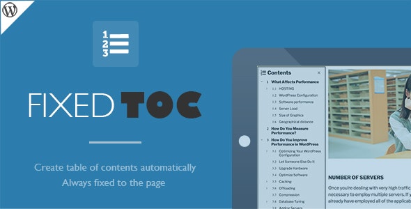 Fixed TOC v3.1.28（已汉化） – WordPress目录插件