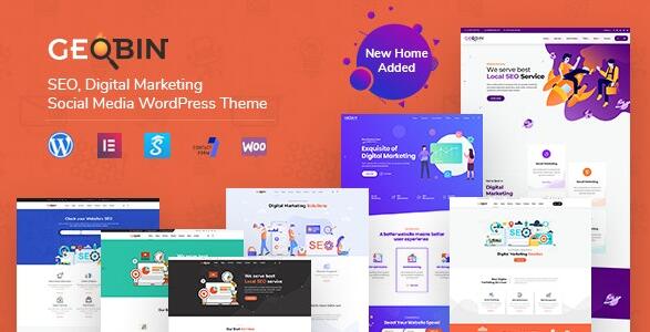GeoBin v2.7.3 –数字营销机构，SEO WordPress主题