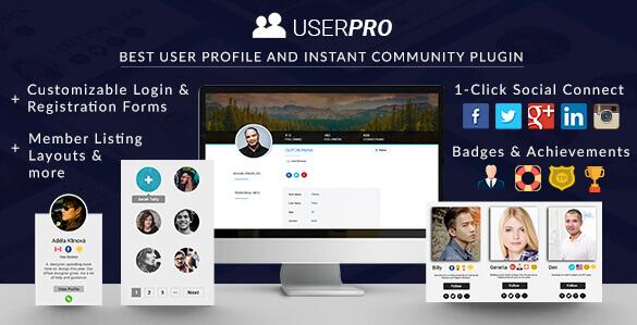 UserPro v4.9.40破解版 – WordPress社区和用户个人资料插件