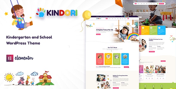 Kindori v2.0.2 –  WordPress 学校幼儿园主题