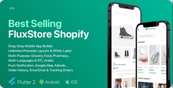 FluxStore Shopify v2.10.5 – 最好的 Flutter 电子商务应用