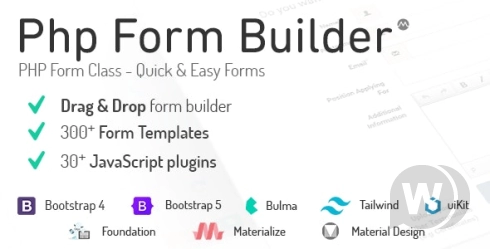 PHP Form Builder v6.0.4 – 表单构建器源码